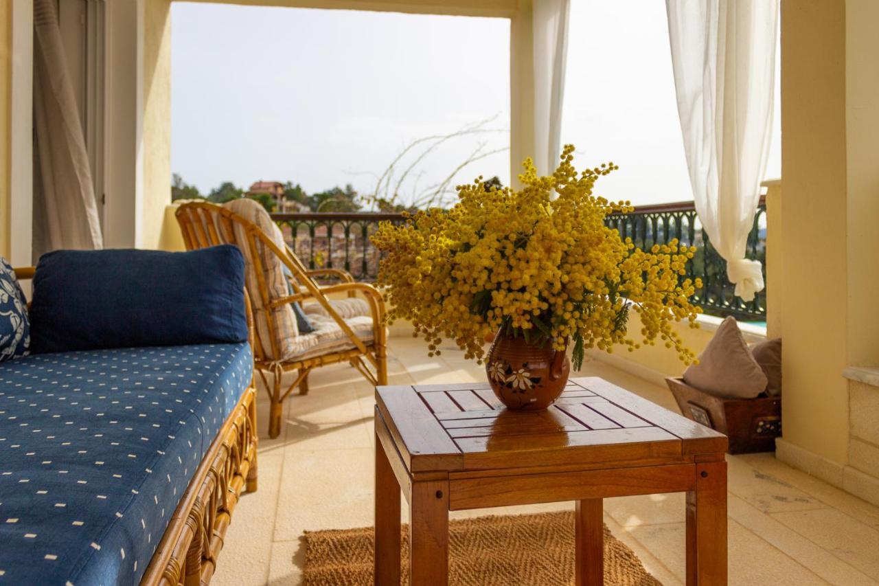 House With Amazing Ocean View And Patio - Pool Villa Pórto Héli Kültér fotó